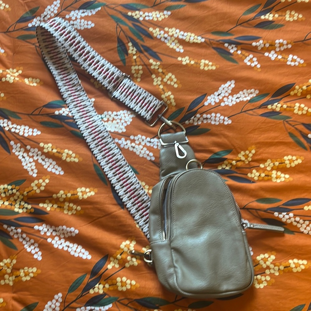 Army Green Boho crossbody Bag